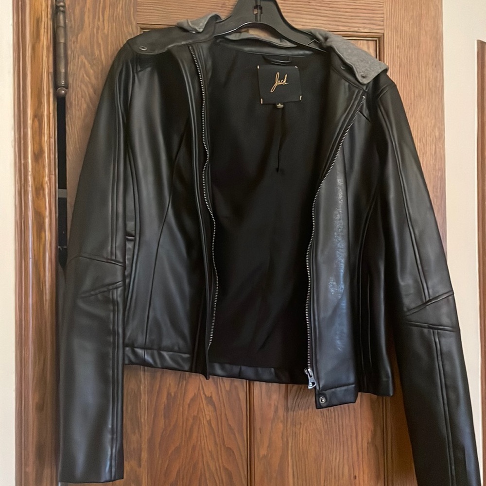 Jack. Faux Leather Jacket
